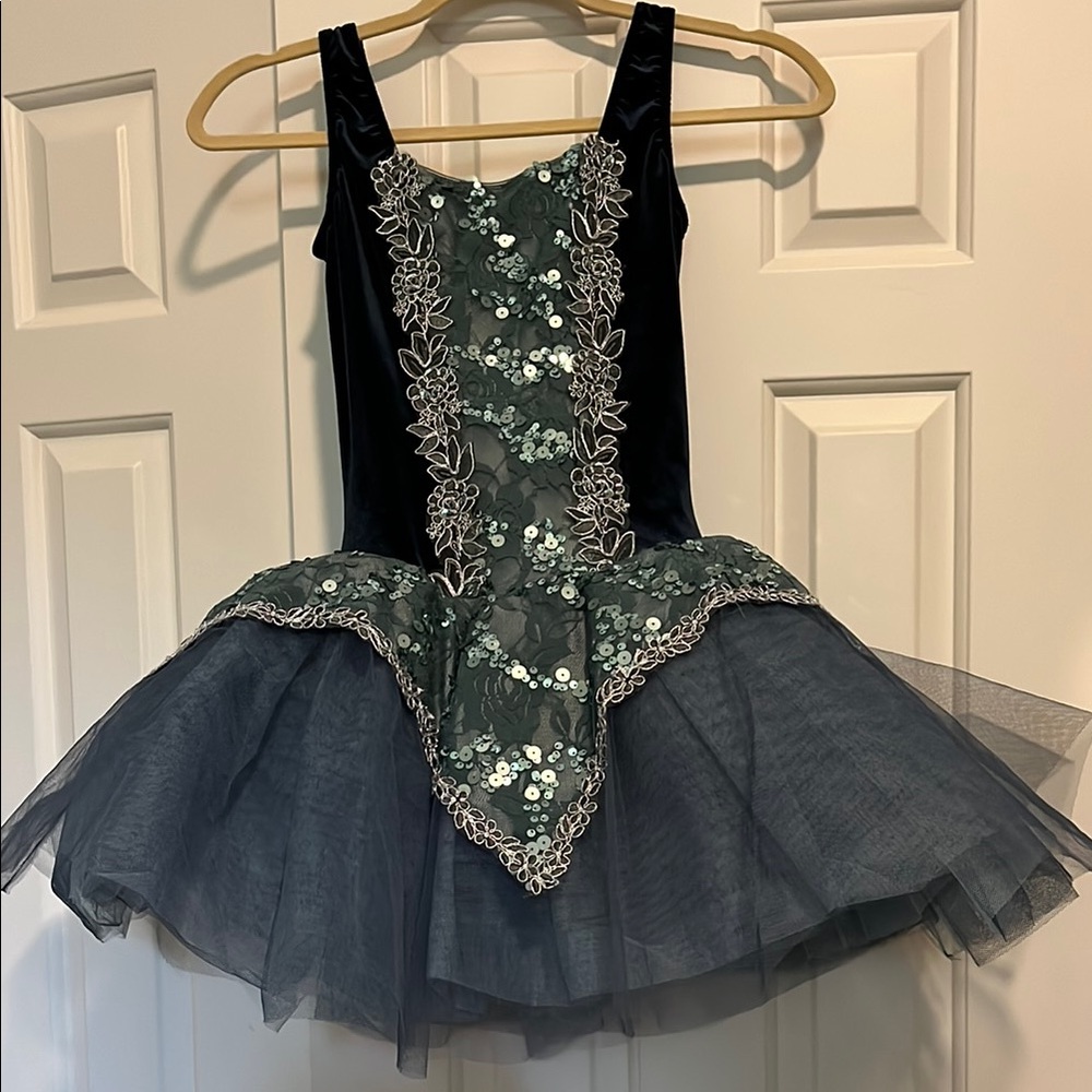 Revolution Green and Black Dance Tutu Costume